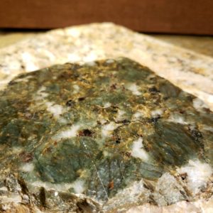 slab of green agate